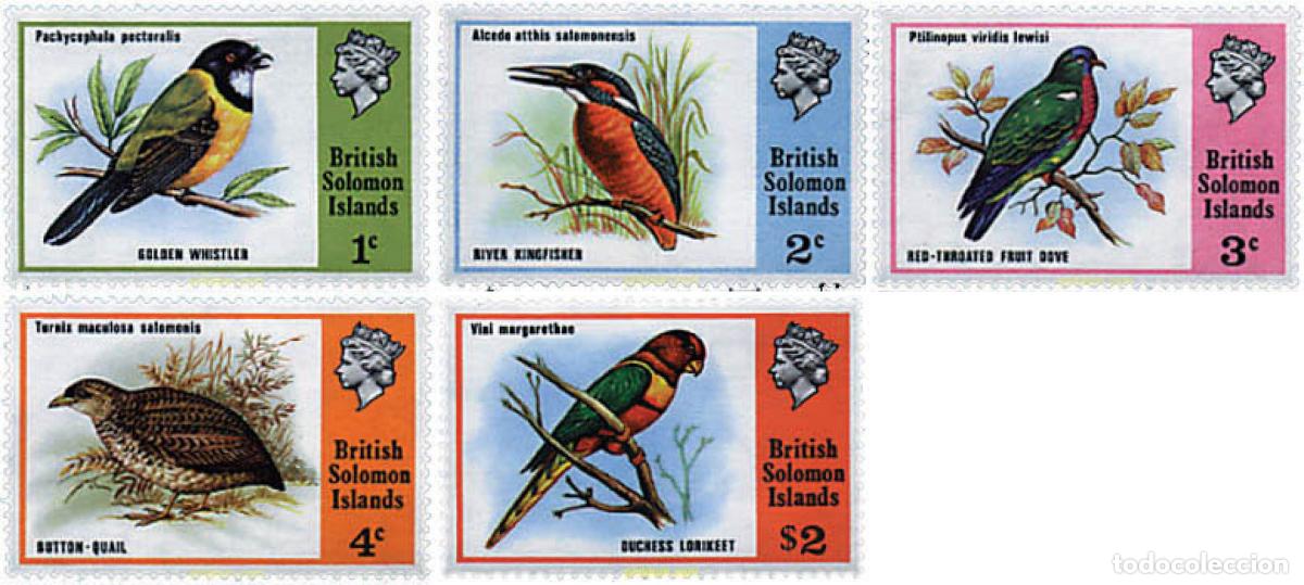 Sellos: 45317 MNH SALOMON 1975 AVES
