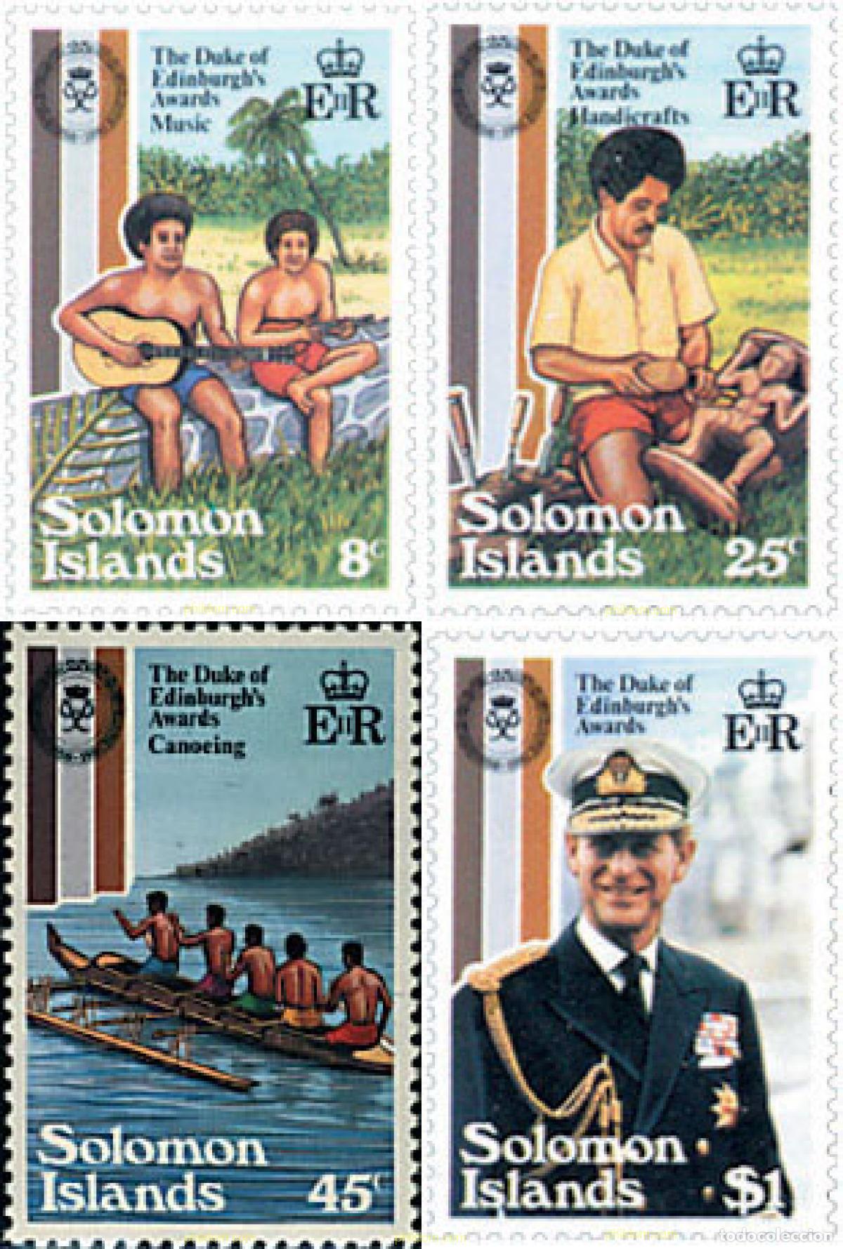Sellos: 45335 MNH SALOMON 1981 25 ANIVERSARIO DEL PREMIO DUQUE DE EDIMBURGO