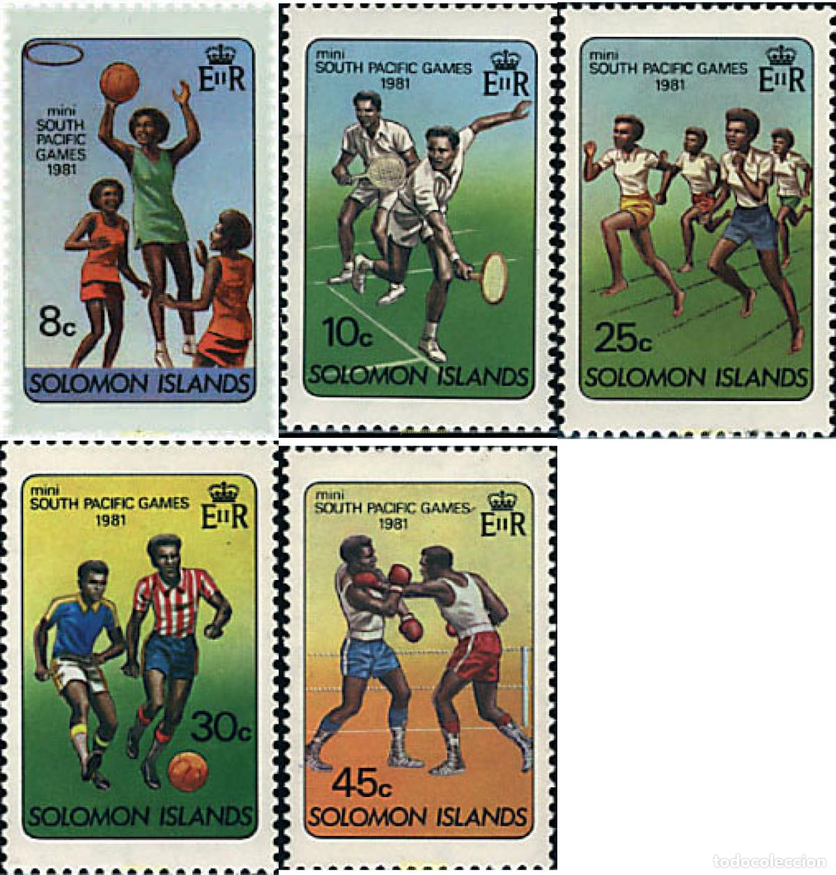 Sellos: 52325 MNH SALOMON 1981 MINI JUEGOS DEL PACIFICO SUR