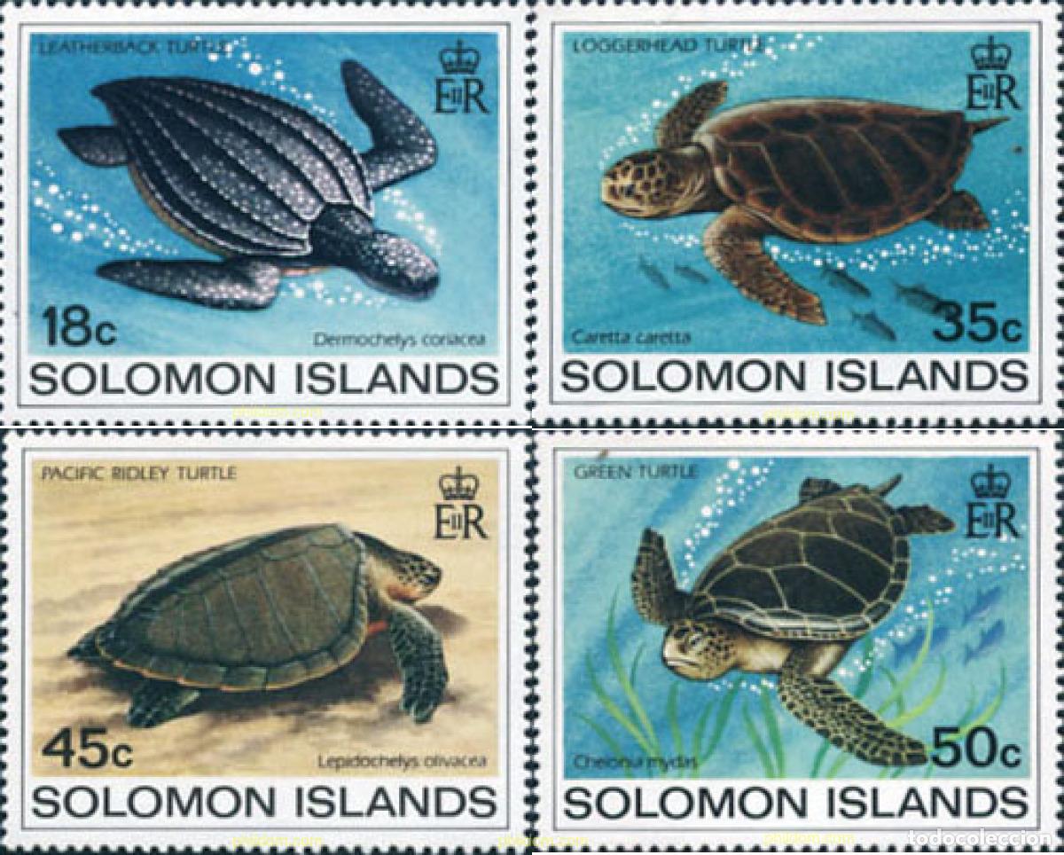 Sellos: 45353 MNH SALOMON 1983 TORTUGA MARINA