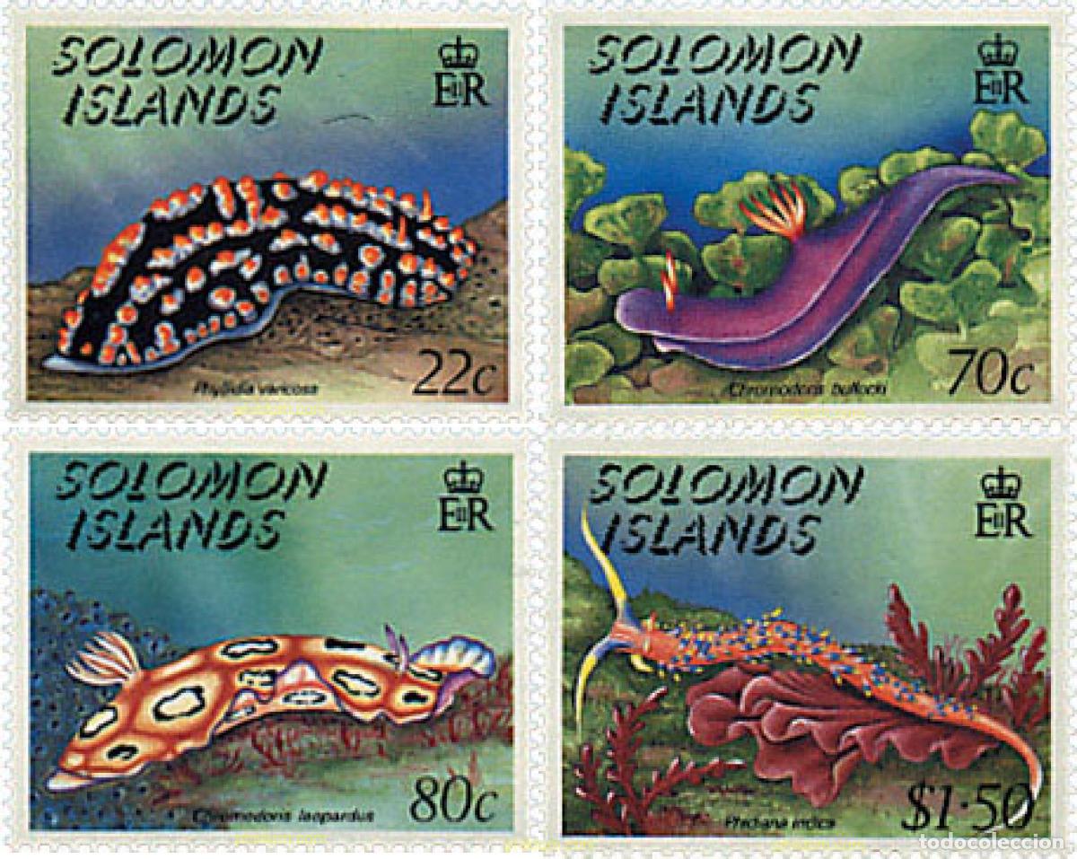Sellos: 45390 MNH SALOMON 1989 FAUNA MARINA