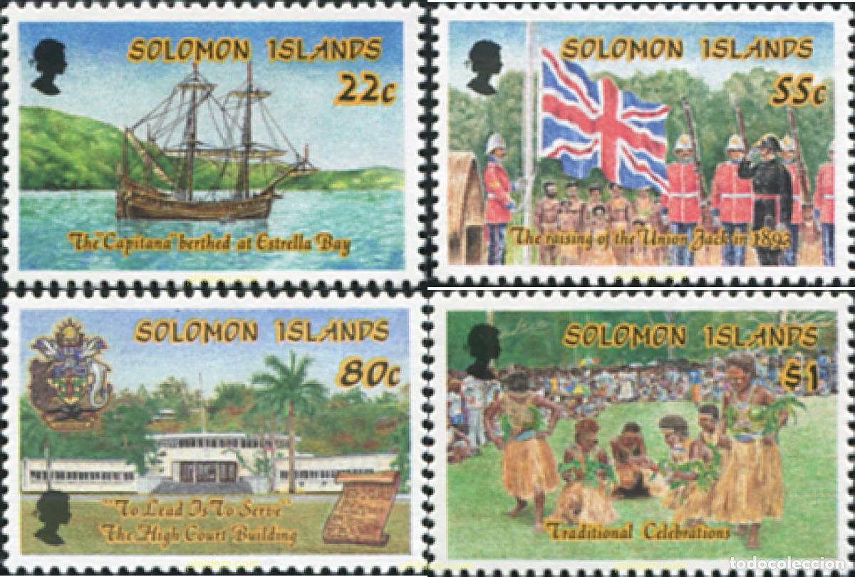 Sellos: 657846 MNH SALOMON 1988 10 ANIVERSARIO DE LA INDEPENDENCIA