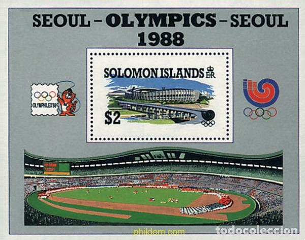 Sellos: 57716 MNH SALOMON 1988 24 JUEGOS OLIMPICOS VERANO SEUL 1988
