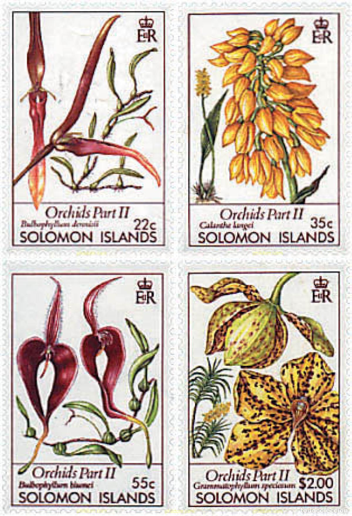 Sellos: 96158 MNH SALOMON 1989 ORQUIDEAS