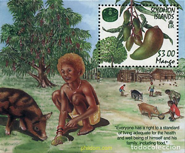 Sellos: 49775 MNH SALOMON 1995 50 ANIVERSARIO DE LA FAO (ORGANIZACION PARA LA ALIMENTACION Y LA AGRICULTURA