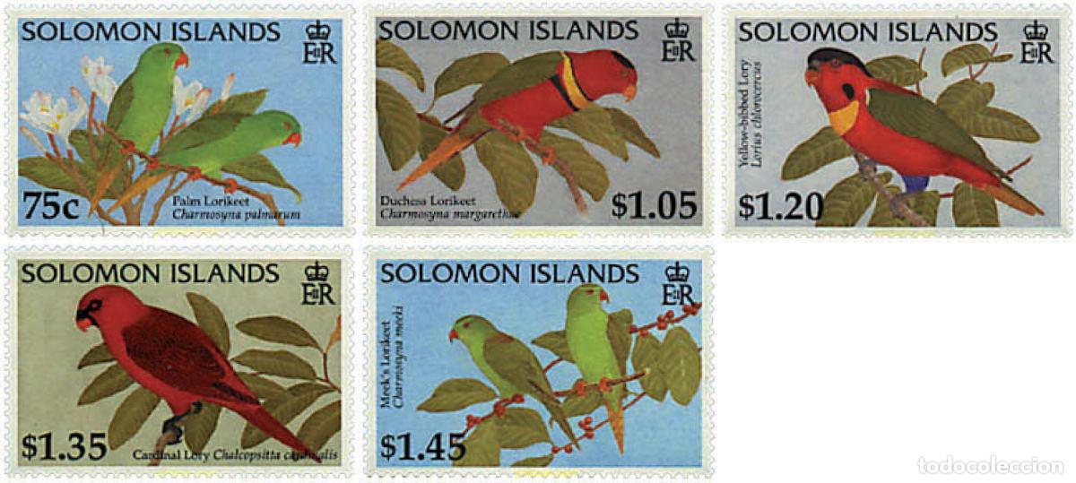 Sellos: 45452 MNH SALOMON 1996 PAPAGAYOS