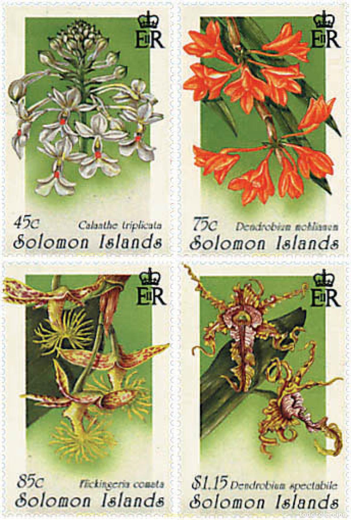 Sellos: 93138 MNH SALOMON 1995 ORQUIDEAS