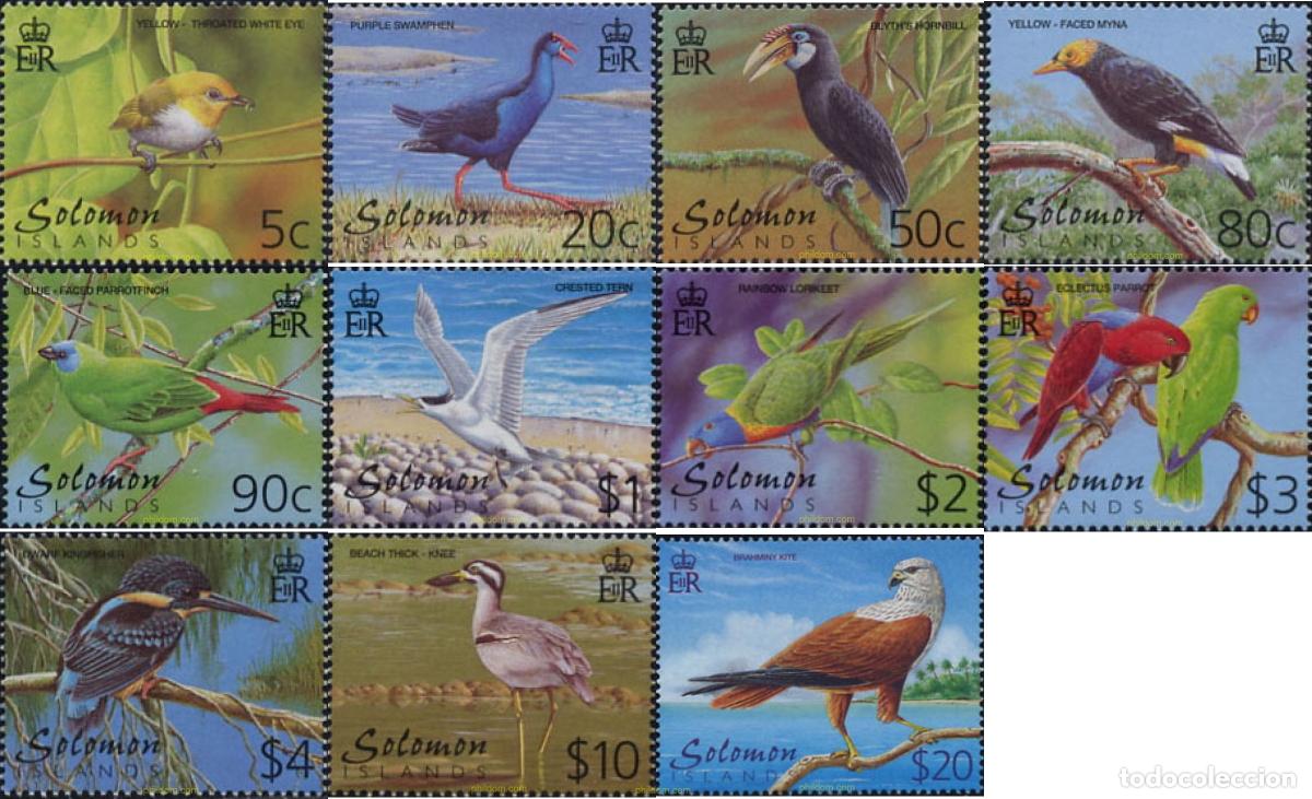 Sellos: 597787 MNH SALOMON 2001 AVES