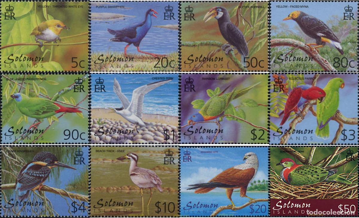 Sellos: 78354 MNH SALOMON 2001 AVES