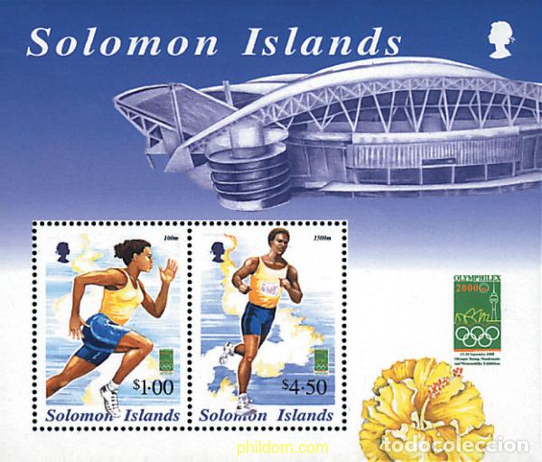 Sellos: 69997 MNH SALOMON 2000 27 JUEGOS OLIMPICOS VERANO . SYDNEY 2000 - OLYMPHILEX 2000.