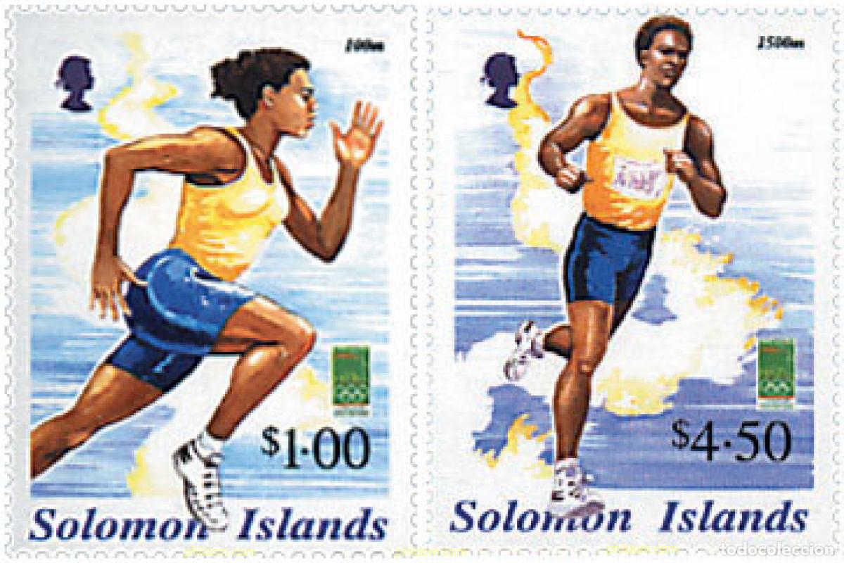 Sellos: 81383 MNH SALOMON 2000 27 JUEGOS OLIMPICOS VERANO . SYDNEY 2000 - OLYMPHILEX 2000.