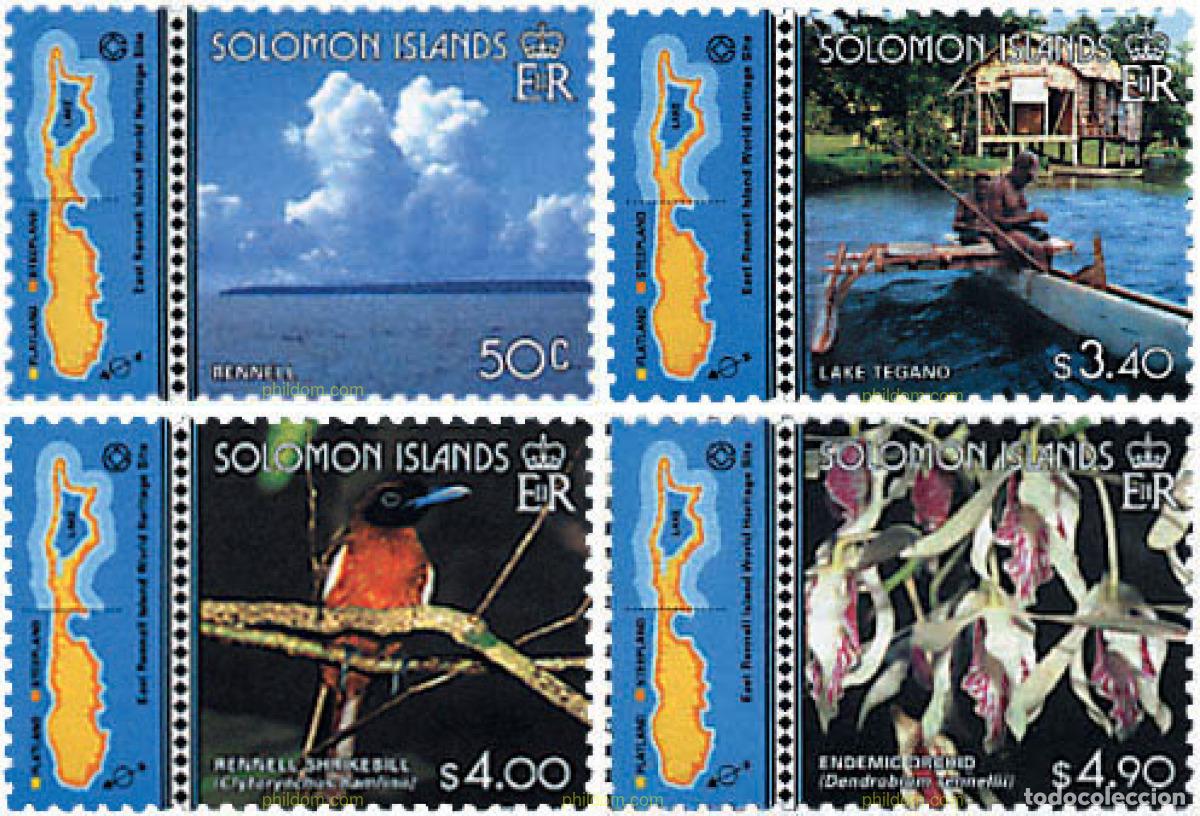 Sellos: 93142 MNH SALOMON 2000 PATRIMONIO DE LA HUMANIDAD