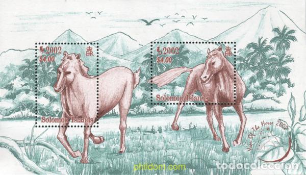 Sellos: 359013 MNH SALOMON 2002 A&Ntilde;O DEL CABALLO