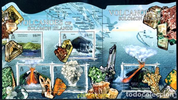 Sellos: 291131 MNH SALOMON 2012 VOLCANES DE LA ISLA SALOMON