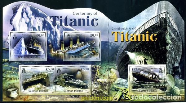Sellos: 291135 MNH SALOMON 2012 TITANIC