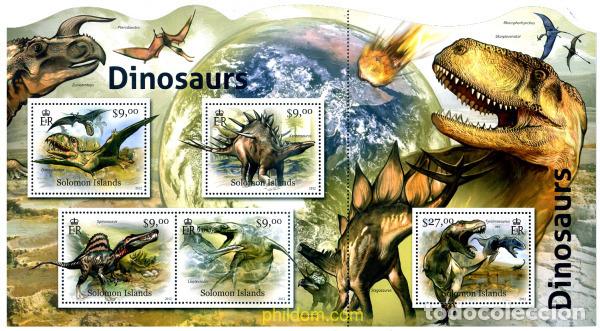 Sellos: 295955 MNH SALOMON 2012 FAUNA PREHISTORICA