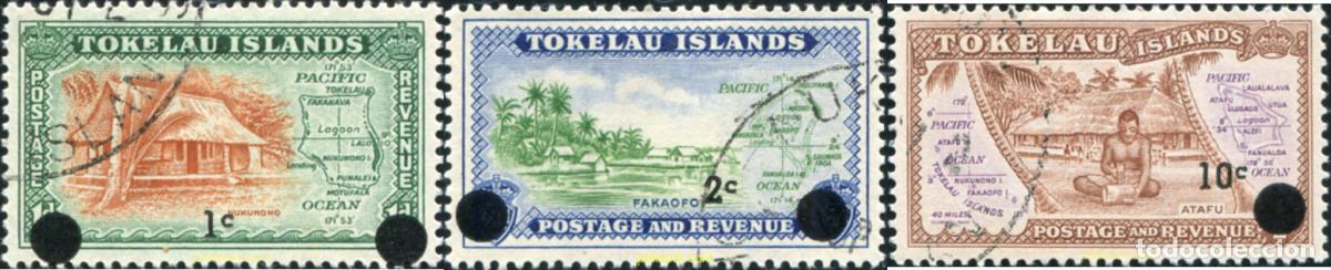 Sellos: 780438 USED TOKELAU 1967