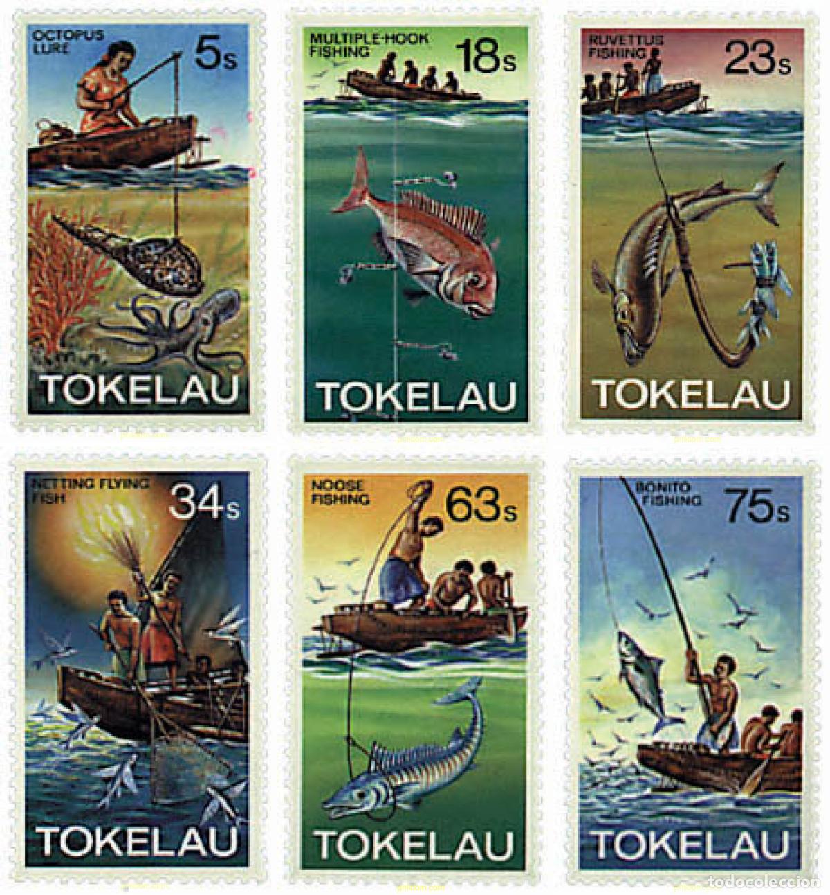 Sellos: 45598 MNH TOKELAU 1982 PESCA
