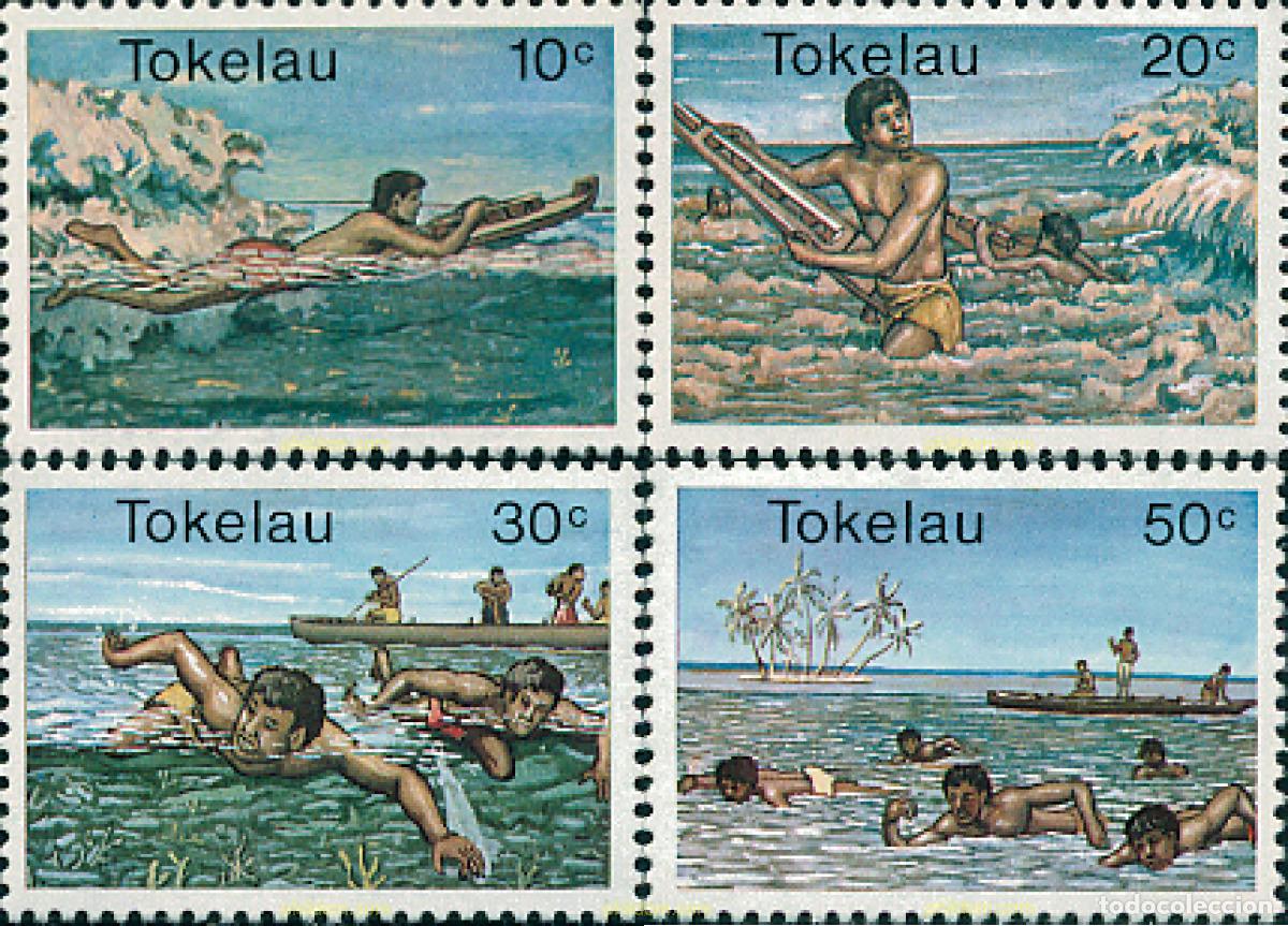 Sellos: 45591 MNH TOKELAU 1980 DEPORTES