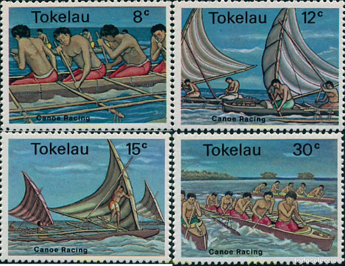 Sellos: 45589 MNH TOKELAU 1978 CARRERA DE CANOAS