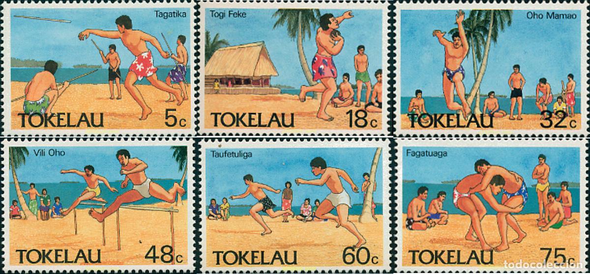 Sellos: 45603 MNH TOKELAU 1987 DEPORTES
