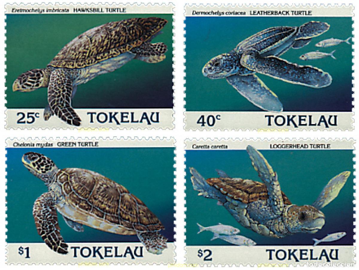 Sellos: 45614 MNH TOKELAU 1995 TORTUGAS MARINAS