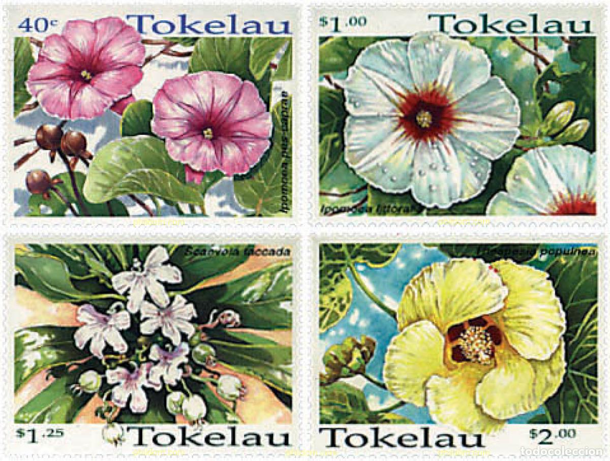 Sellos: 92277 MNH TOKELAU 1998 FLORES TROPICALES