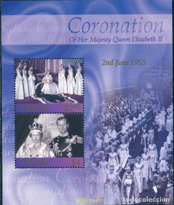 Sellos: 132441 MNH TOKELAU 2003 50 ANIVERSARIO DE LA CORONACION DE ISABEL II