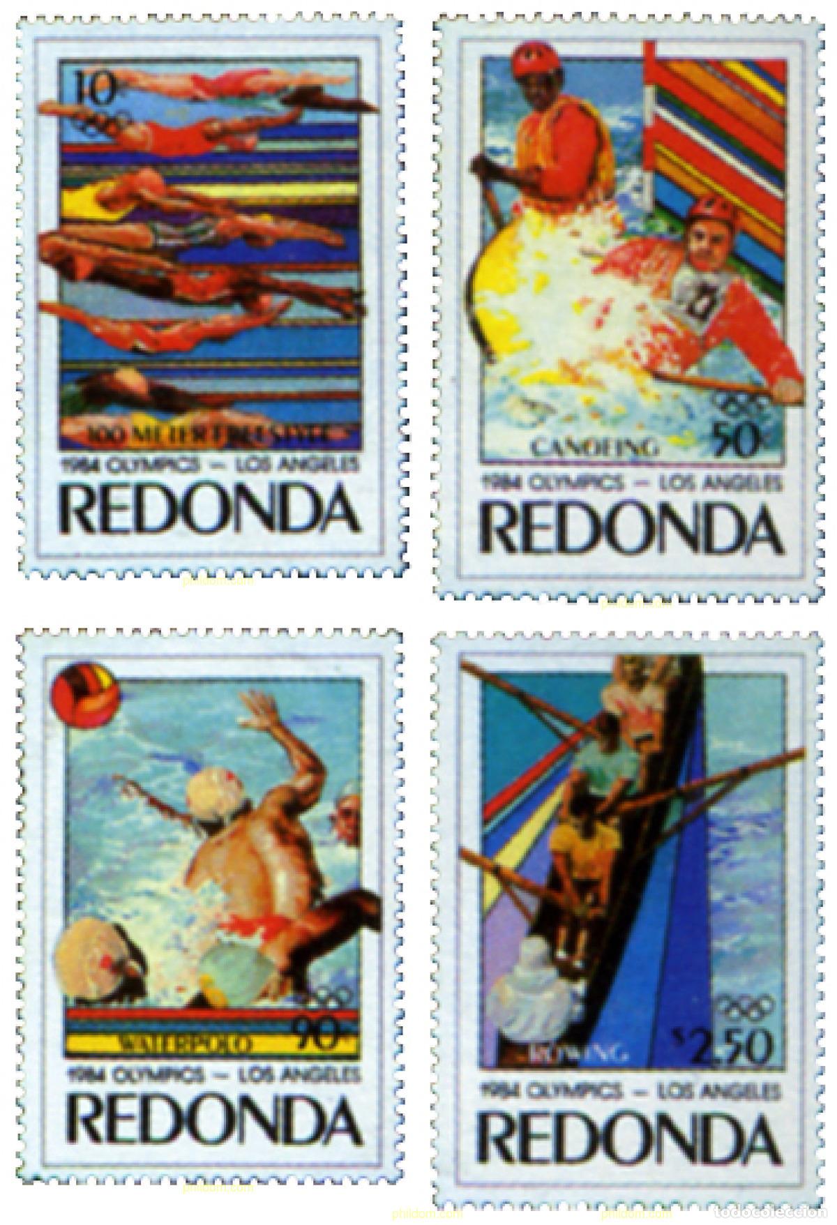 Sellos: 204659 MNH REDONDA 1988 23 JUEGOS OLIMPICOS VERANO LOS ANGELES 1984