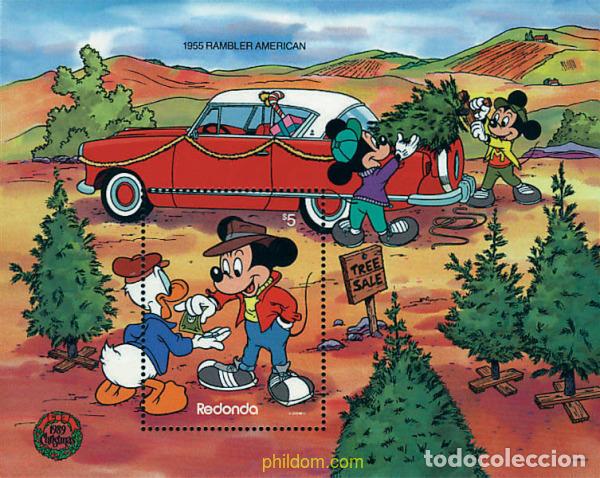 Timbres: 290112 MNH REDONDA 1989 NAVIDAD. AUTOMOVILES