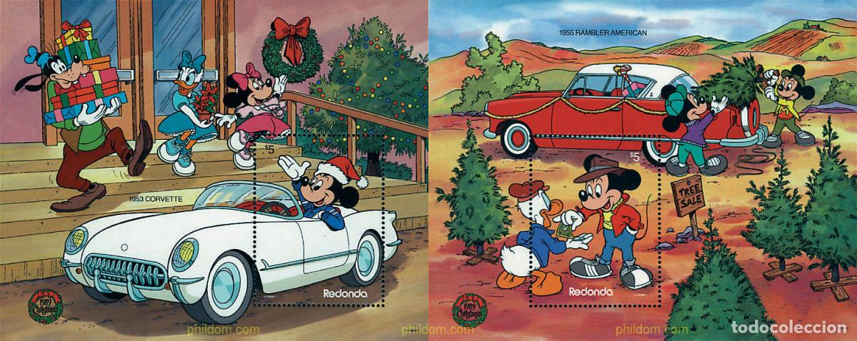 Timbres: 48879 MNH REDONDA 1989 NAVIDAD. AUTOMOVILES