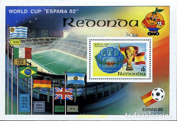 Timbres: 232994 MNH REDONDA 1981 COPA DEL MUNDO DE FUTBOL. ESPA&Ntilde;A-82
