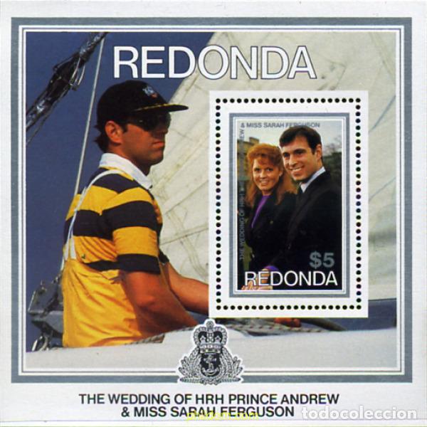 Sellos: 355151 MNH REDONDA 1986 BODA DEL PRINCIPE ANDRES