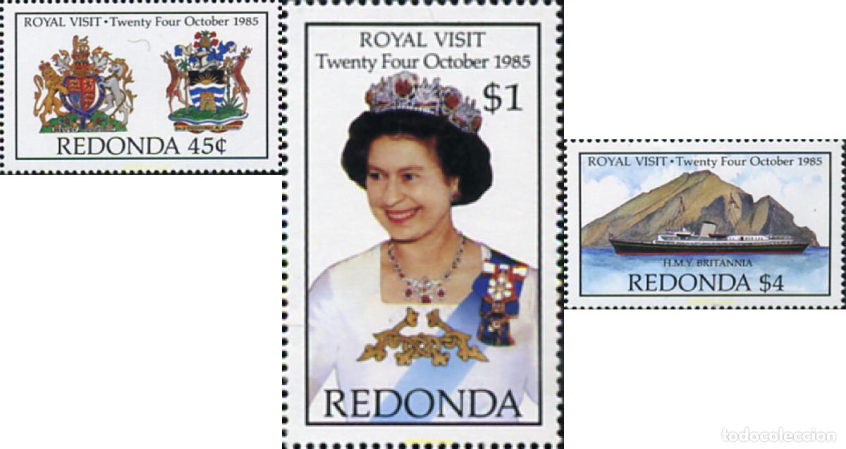 Sellos: 355153 MNH REDONDA 1985 VISITA REAL