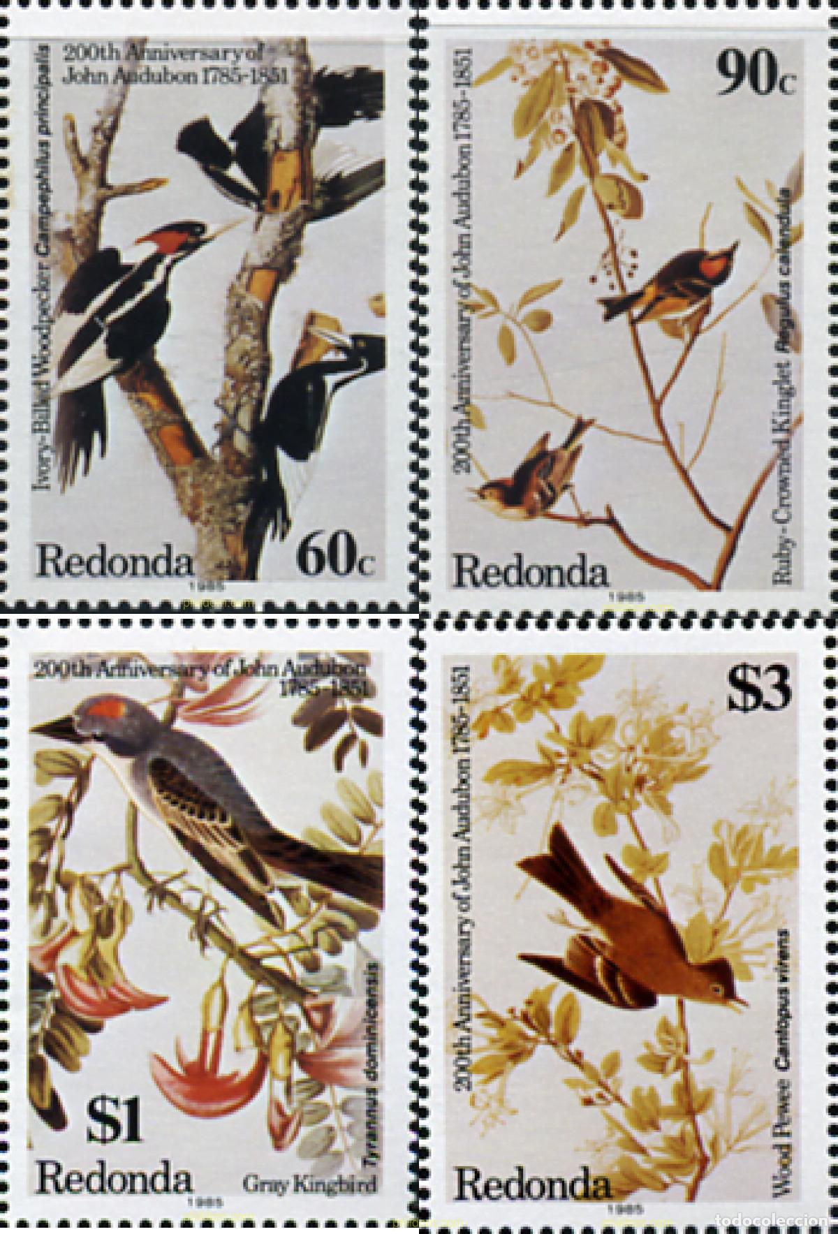 Sellos: 355130 MNH REDONDA 1985 JOHN JAMES AUDUBON 1785-1851
