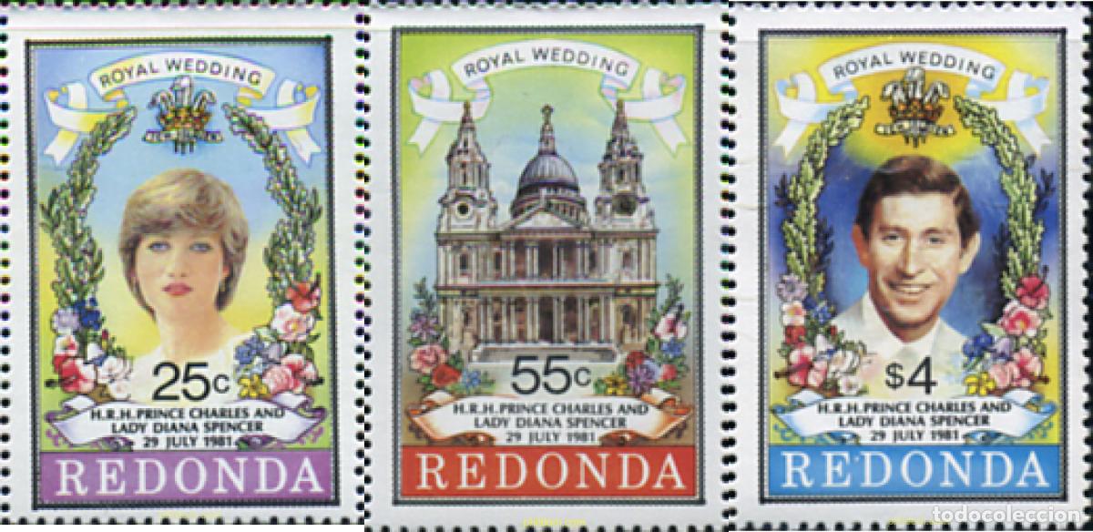 Sellos: 355169 MNH REDONDA 1981 BODA DEL PRINCIPE CARLOS Y LADY DIANA SPENCER