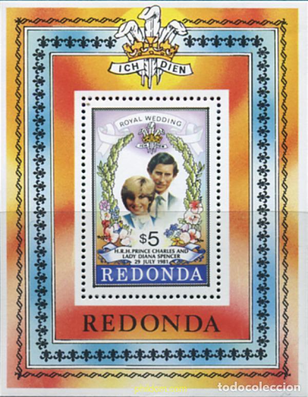 Sellos: 355170 MNH REDONDA 1981 BODA DEL PRINCIPE CARLOS Y LADY DIANA SPENCER
