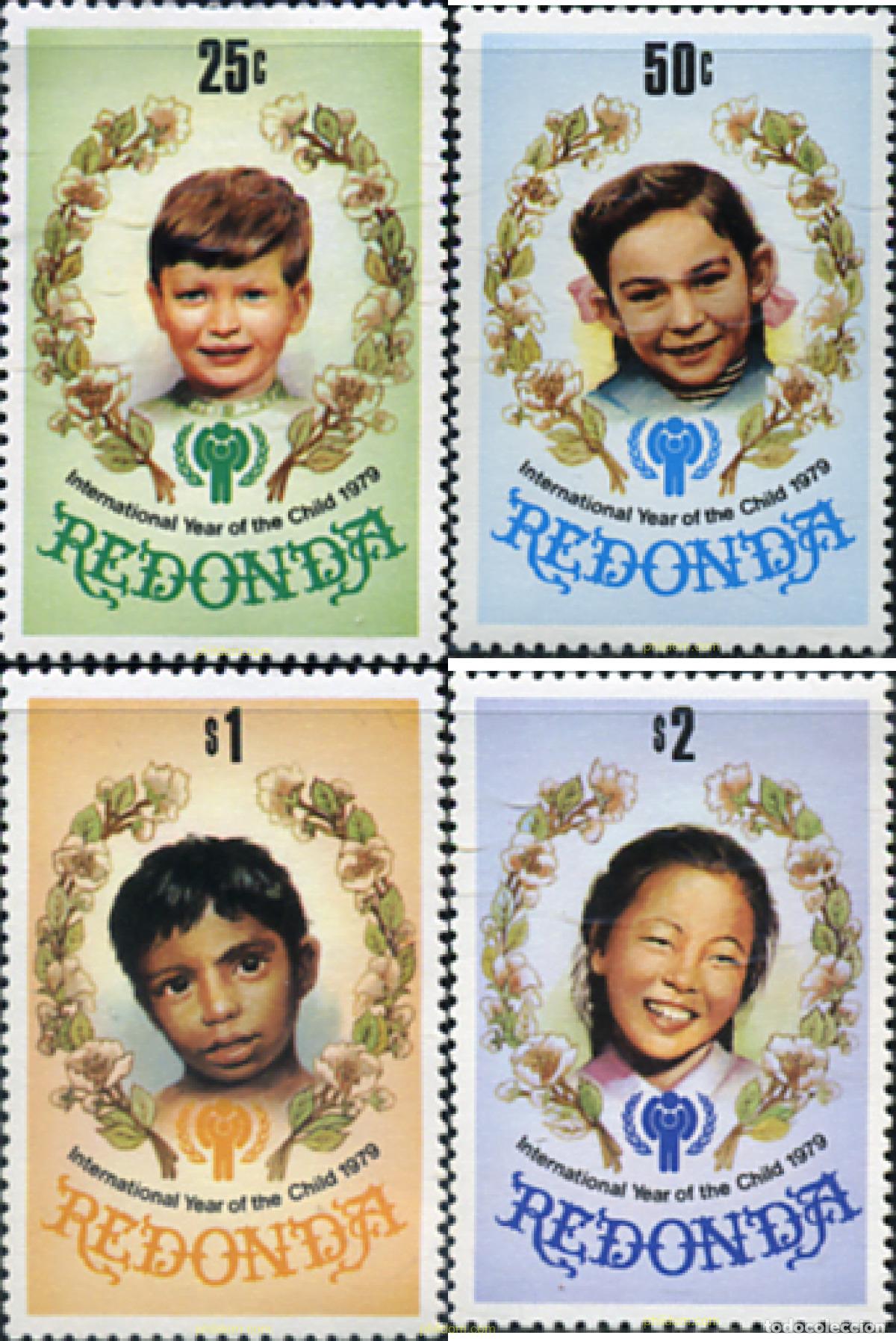 Sellos: 355172 MNH REDONDA 1979 A&Ntilde;O INTERNACIONAL DEL NI&Ntilde;O
