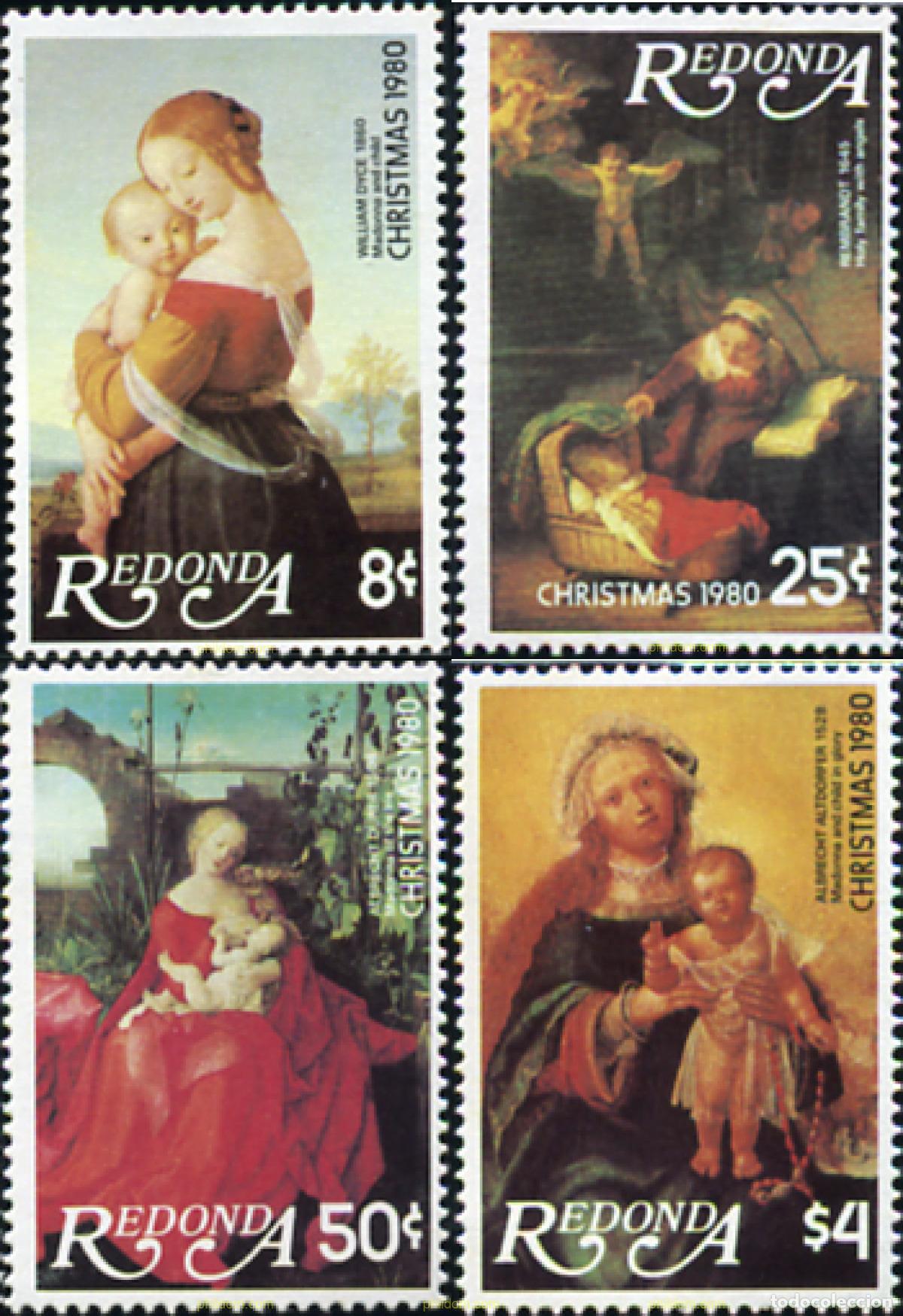 Sellos: 355141 MNH REDONDA 1980 NAVIDAD