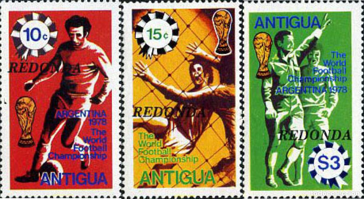 Sellos: 763291 HINGED REDONDA 1979 COPA DEL MUNDO DE FUTBOL. ARGENTINA-78