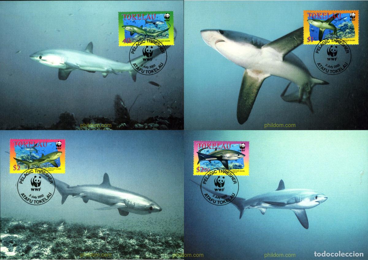 Sellos: 7281 MNH TOKELAU 2002 PROTECCION DE LA NATURALEZA. ALOPIUS PELAGICUS