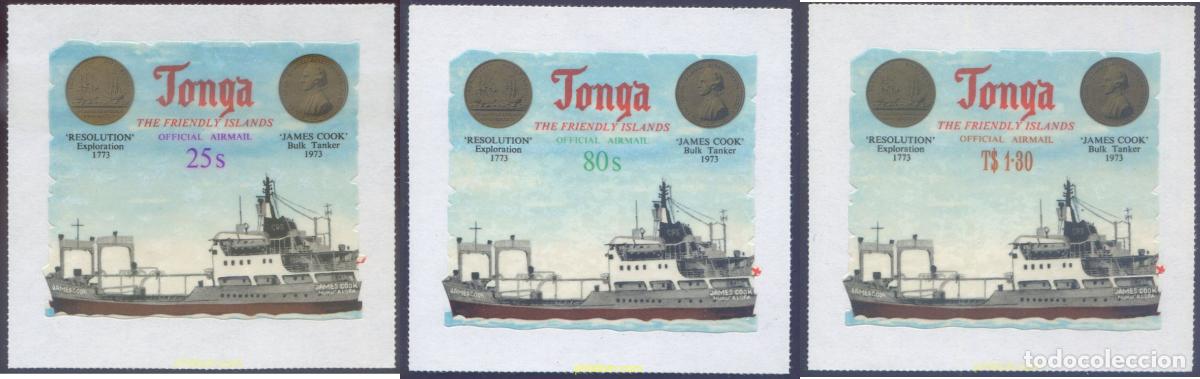 Sellos: 660272 MNH TONGA 1973 200 ANIVERSARIO DE LA LLEGADA DEL CAPITAN COOK