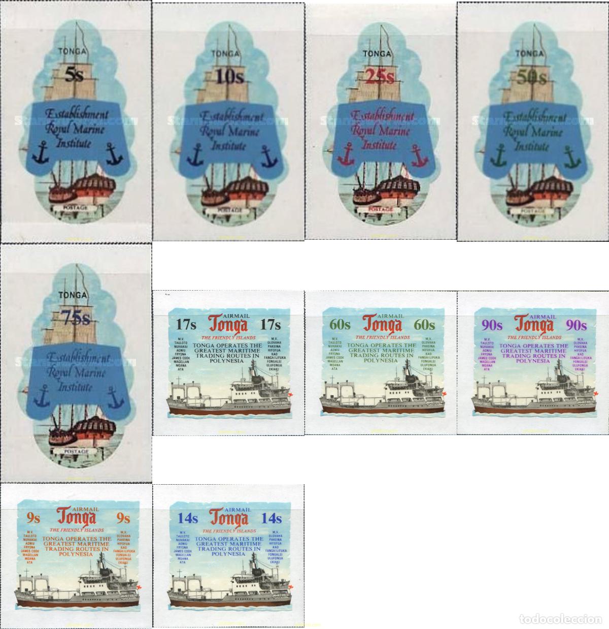 Sellos: 212603 MNH TONGA 1974 INSTITUTO DE LA MARINA REAL