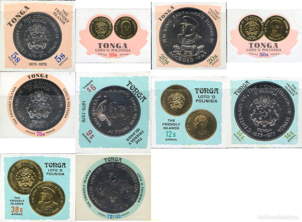 Sellos: 212861 MNH TONGA 1975 CENTENARIO DE LA CONSTITUCION