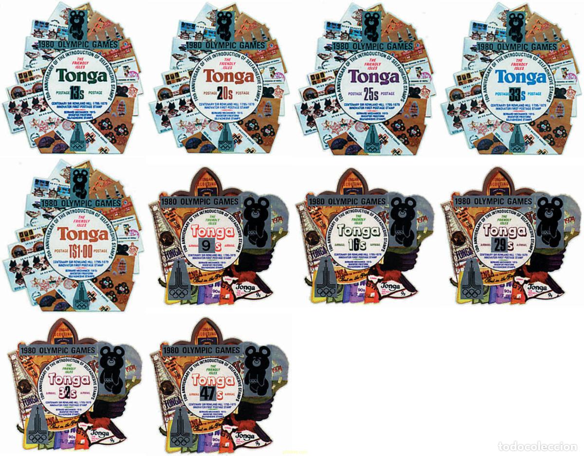 Sellos: 45679 MNH TONGA 1980 22 JUEGOS OLIMPICOS VERANO MOSCU 1980