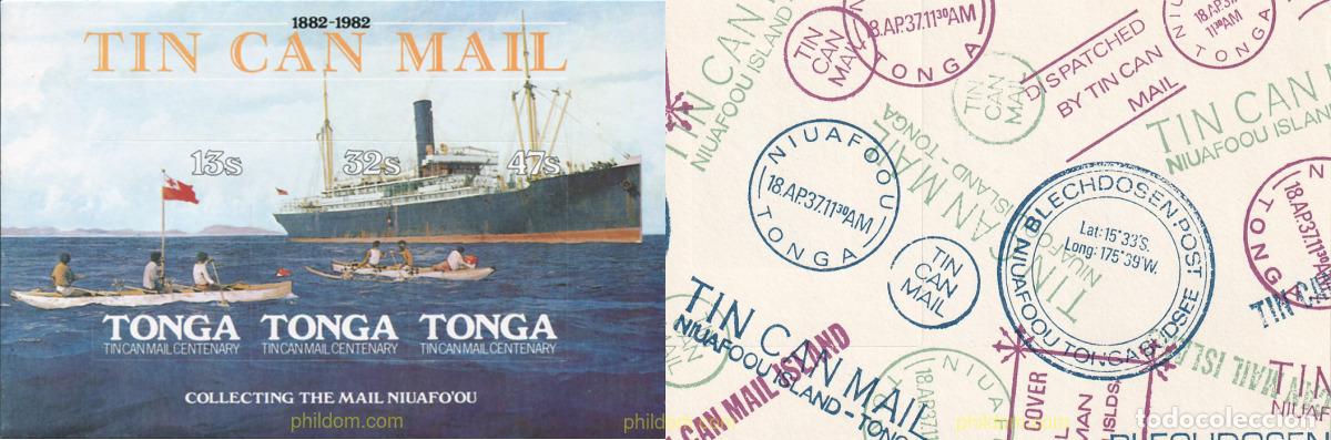 Sellos: 744232 MNH TONGA 1982 SERVICIO DE CORREO ENTRE ISLAS