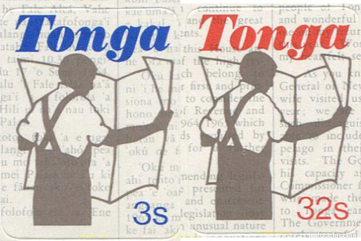 Sellos: 695916 MNH TONGA 1984 20 ANIVERSARIO DEL PERIODICO &rdquo;TONGA CHRONICLE&rdquo;