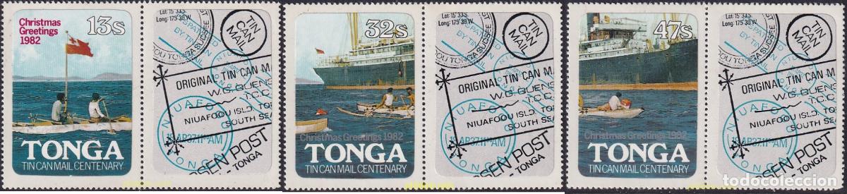 Sellos: 744239 MNH TONGA 1982 NAVIDAD 1982