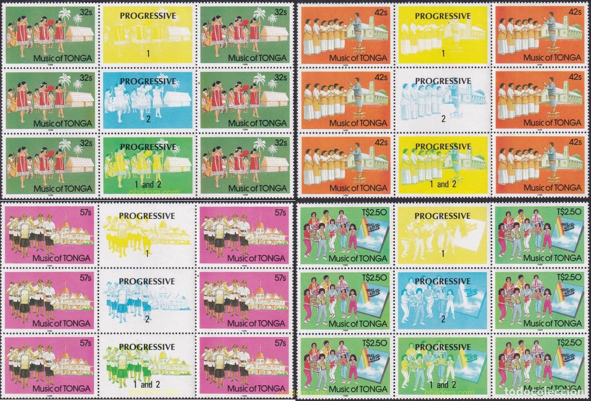 Sellos: 744987 MNH TONGA 1988 MUSICA