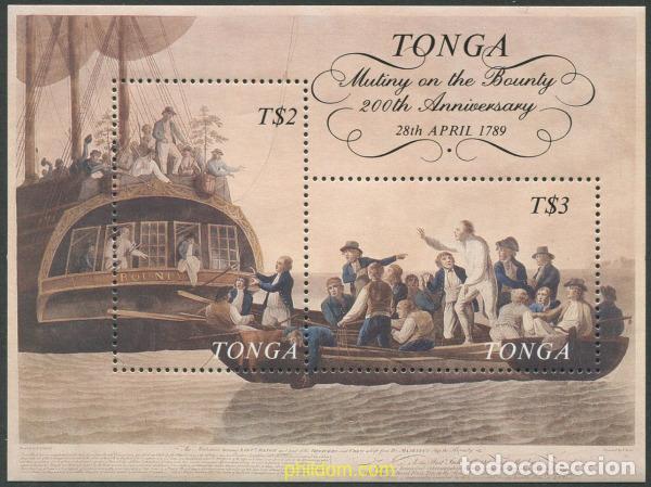 Sellos: 695906 MNH TONGA 1989 BICENTENARIO DEL MOTIN DE BOUNTY